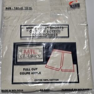 Men's MTL Classics 💯 Cotton Vintage boxers